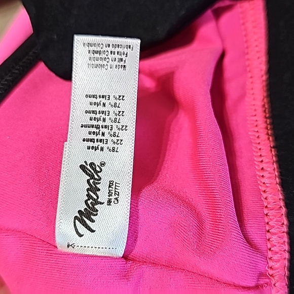 NWOT Napale Bikini Set Hot Pink Size Large - Picture 6 of 16